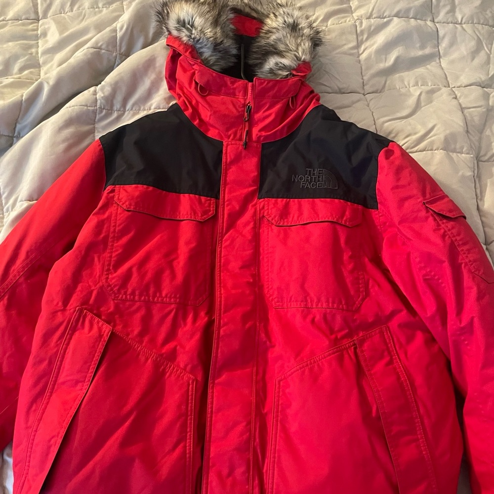 Mens XL north face parka